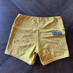 Fleo Olive Green Women’s Athletic Shorts